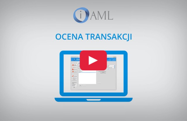 Ocena transakcji w programie analitycznym iAML